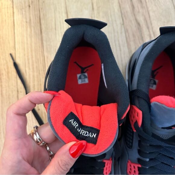 Air Jordan 4 Retro 'Infrared' Size 12 for Men - Picture 8 of 10
